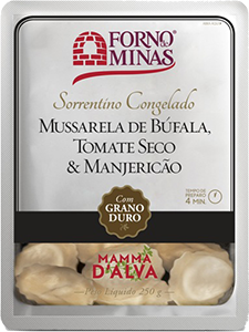 Sorrentino Mussarela de Búfala, Tomate Seco & Manjericão