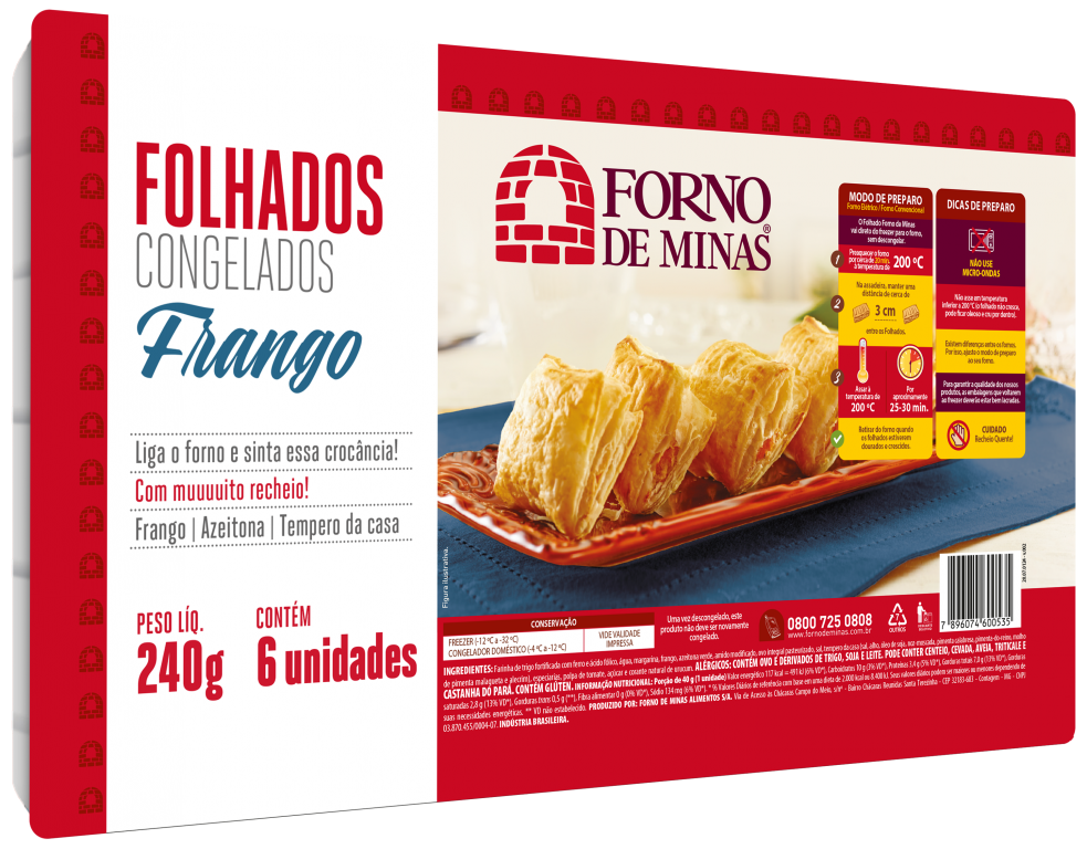 Folhado de Frango
