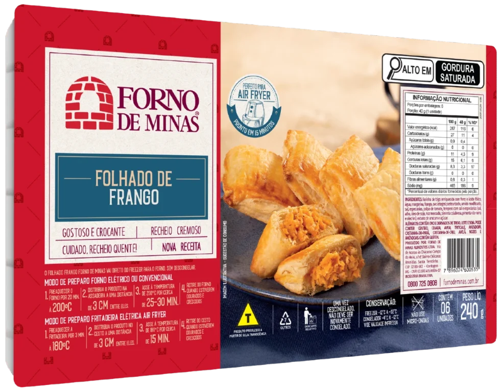Folhado | Frango