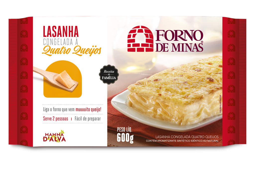 Lasanha Quatro Queijos