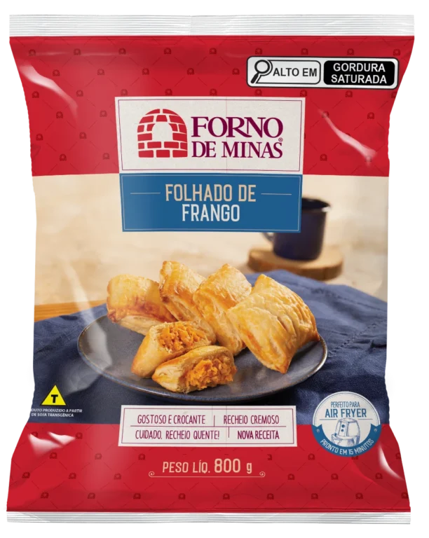 Folhado | Frango (800g)