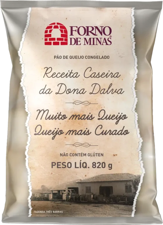 Pão de Queijo Forno de Minas | Receita Caseira da Dona Dalva (820g)